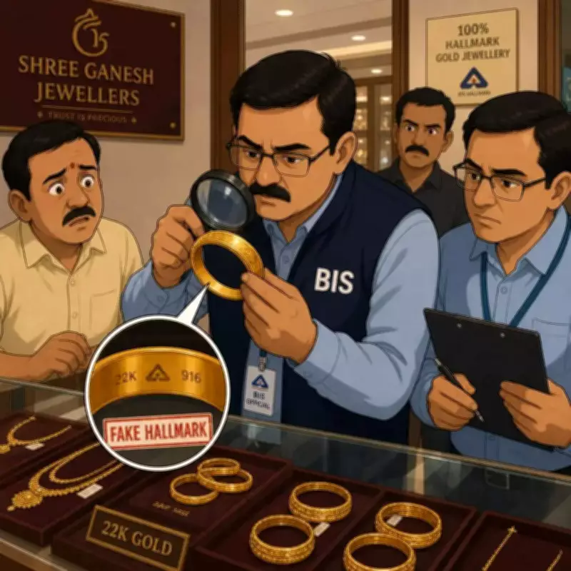 BIS Seizes Fake Hallmarked Gold Jewellery in Davanagere Raid