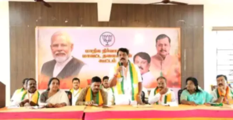 BJP leaders meet in Trichy to strengthen party after Annamalai's exit