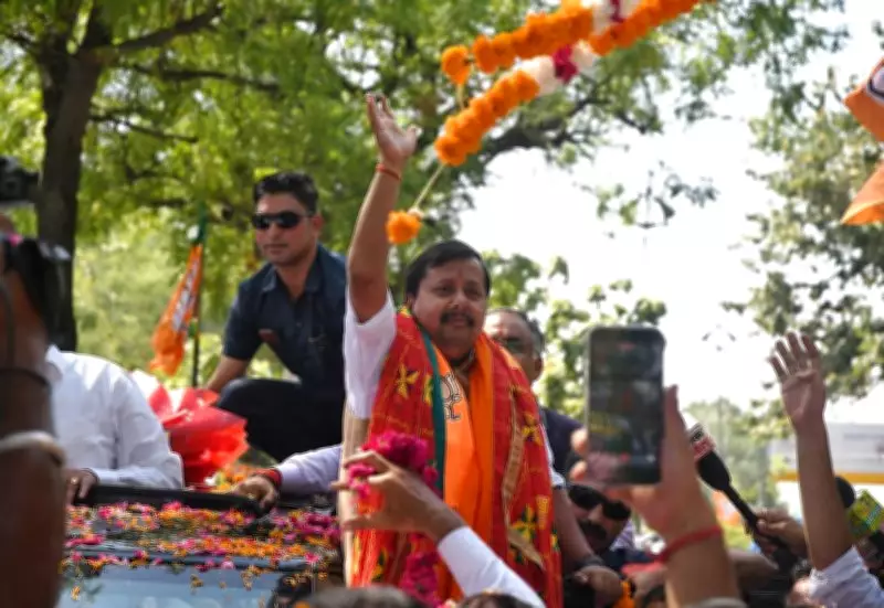 BJP National President Nitin Nabin Gets Grand Welcome in Ludhiana