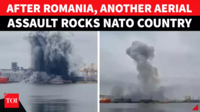 Black Sea Port Bombed Near Romania Amid Ukraine War Fears