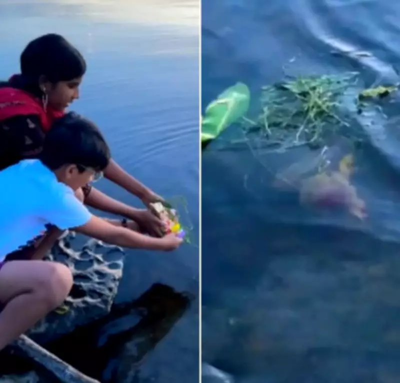 Canadian Lake Idol Immersion Sparks Debate on Hindu Traditions and Littering