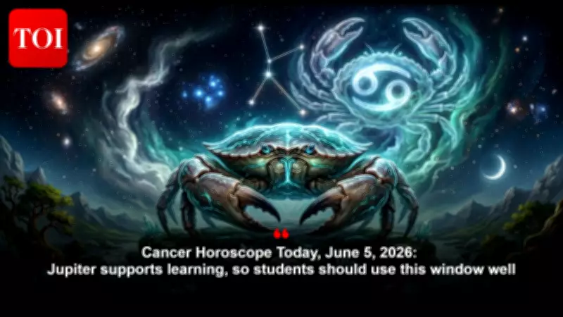 Cancer Daily Horoscope: June 5, 2026 - Embrace Support and Save Wisely