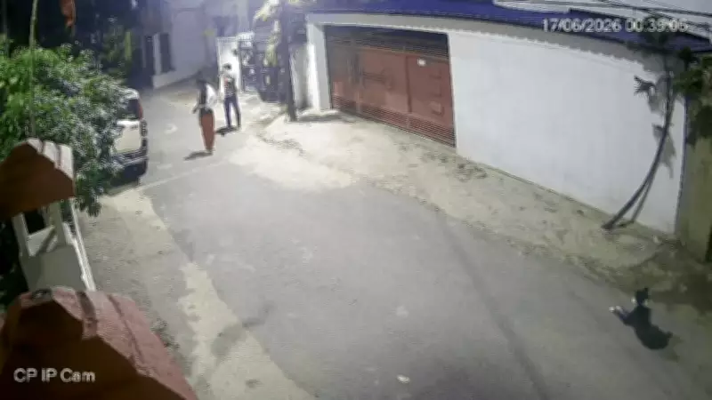 CCTV Captures Petrol Bomb Attack on RSS Office in Ranchi
