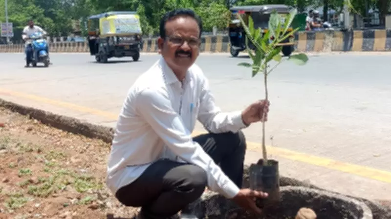 Chamarajanagar Man Transforms Roads and Public Spaces with Tree Plantation Drive