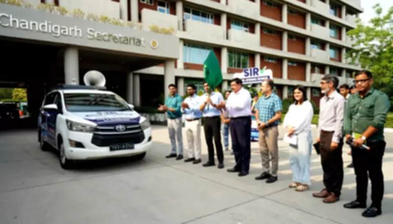 Chandigarh launches voter awareness vehicle for electoral roll revision