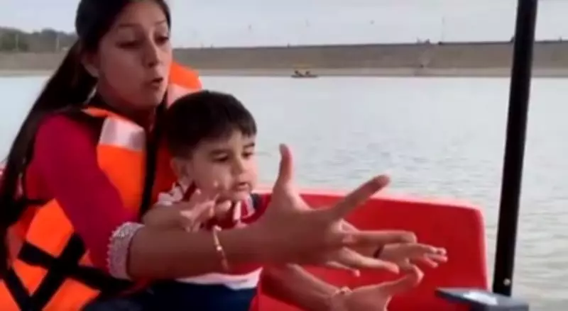 Child Drops Mom's iPhone into Lake During Boat Ride, Video Goes Viral
