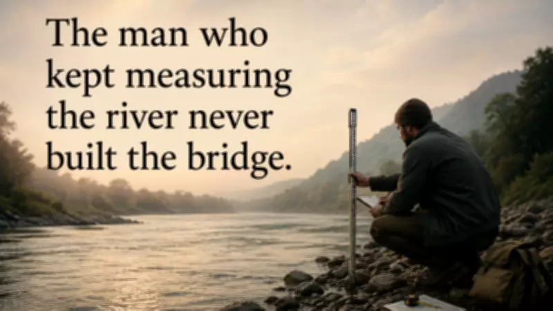 Chinese Proverb: Stop Measuring, Start Building Your Bridge Today
