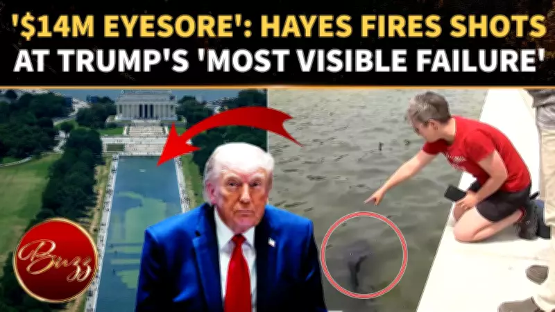 Chris Hayes Calls Trump's $14M Reflecting Pool Renovation a 'Metaphor' for Waste