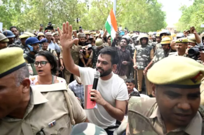 CJP President Demands Resignations Over Paper Leaks at Lucknow Protest