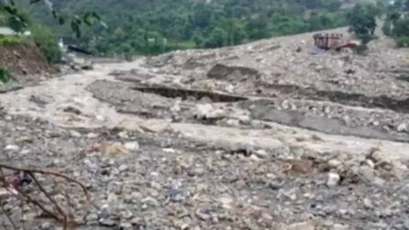 Cloudburst Triggers Flashfloods in J&K's Reasi, Damages Houses