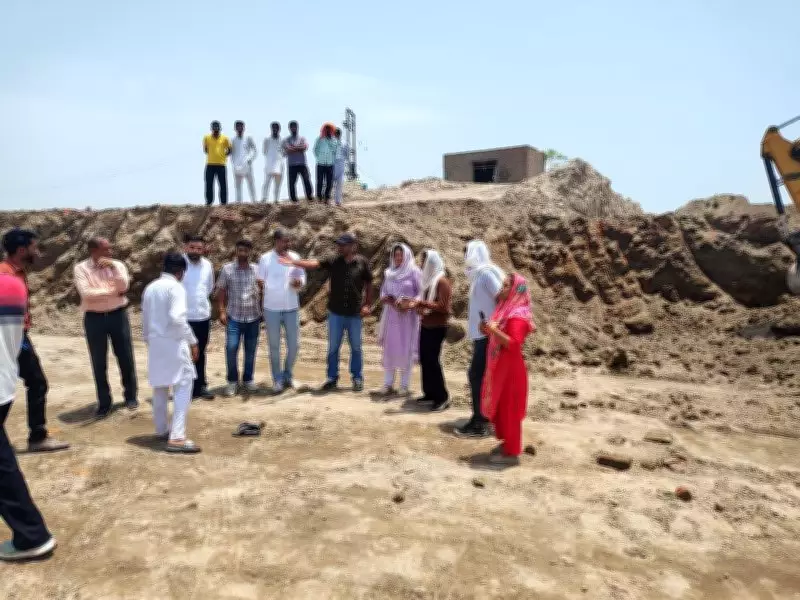CM flying squad raids illegal soil mining near protected archaeological site in Hisar