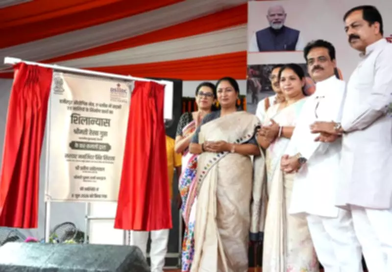 CM Rekha Gupta Lays Foundation for Rs 75 Crore Road and Drainage Project in Wazirpur