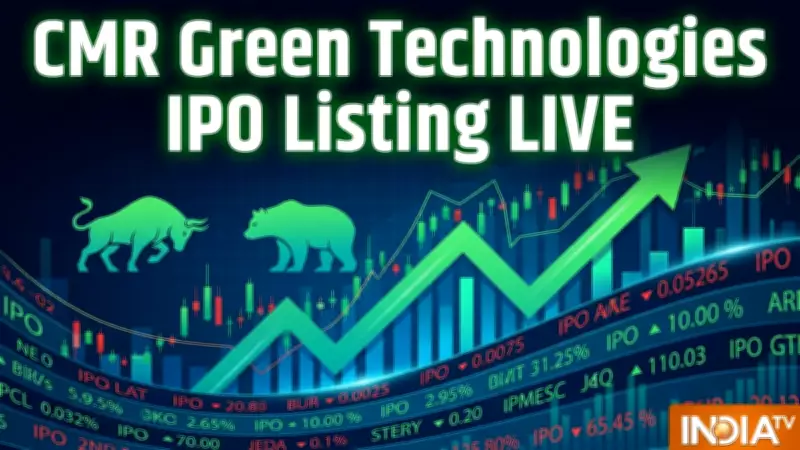CMR Green Technologies IPO Lists Today on NSE, BSE with Strong GMP