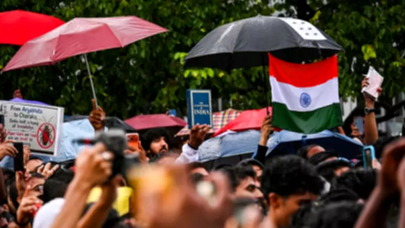 Cockroach Janata Party Protests in Bengaluru Braving Heavy Rains