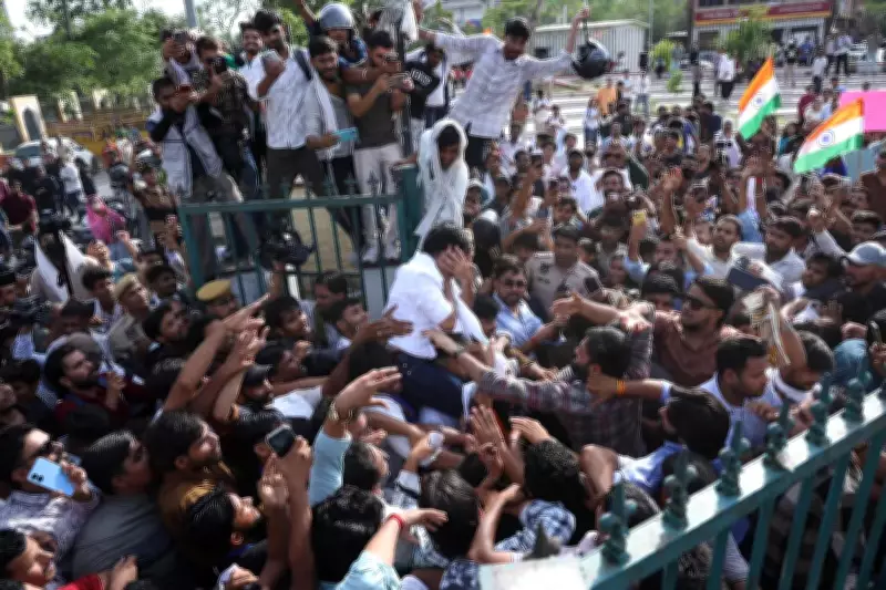 Cockroach Janta Party Founder Slapped During Protest in Jaipur, Five Arrested