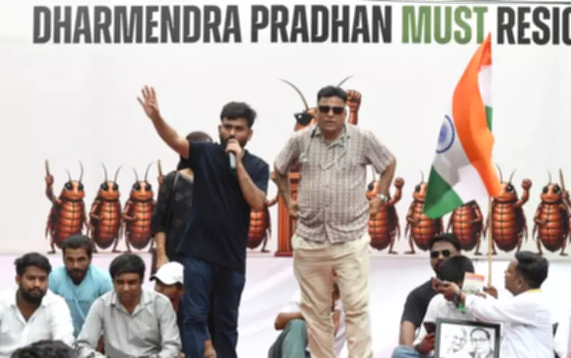Cockroach Janta Party Overnight Protest at Jantar Mantar Demands Minister's Resignation
