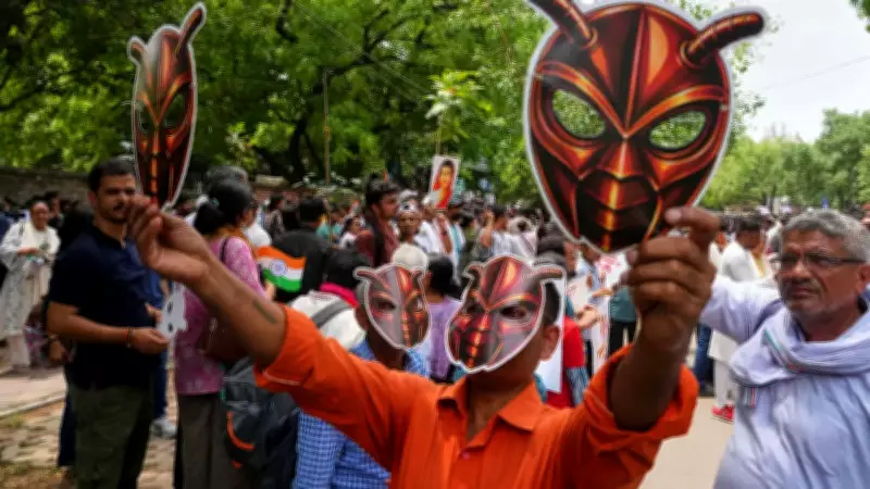 Cockroach Janta Party Protests at Jantar Mantar Over Exam Irregularities