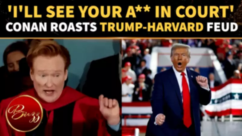 Conan O'Brien Roasts Trump at Harvard Commencement, Crowd Roars
