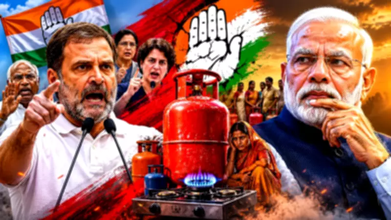 Congress Slams Centre Over Commercial LPG Price Hike, Calls PM Modi 'Inflation Man'