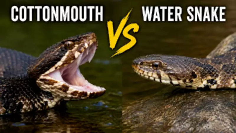 Cottonmouth vs Watersnake: Key Differences in Appearance, Venom, Behavior
