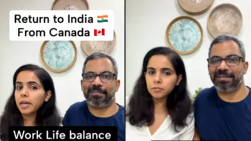 Couple's Viral Video Reveals Overwhelming Shift from Canadian to Indian Work Culture