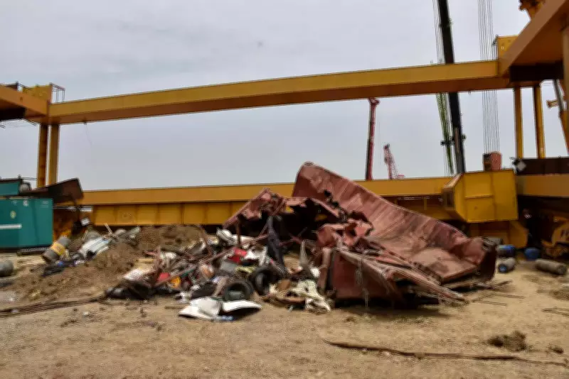 Crane Collapse at NHAI Site in Faridabad Kills Three Workers