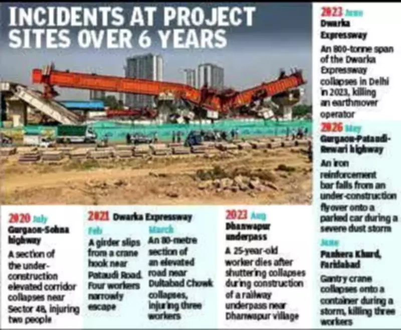 Crane Collapse in Faridabad Kills 3, Raises Safety Concerns at NCR Projects