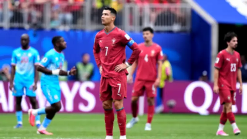 Cristiano Ronaldo Frustrated After Portugal's 1-1 Draw with Congo