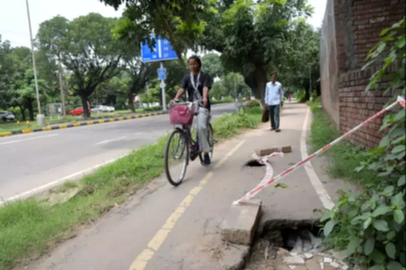 Cycle Tracks on Vikas Marg in Chandigarh to Get Streetlights for Safety