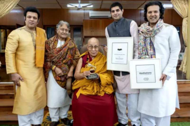 Dalai Lama Receives Grammy Award for Audiobook 'Meditations' at McLeodganj