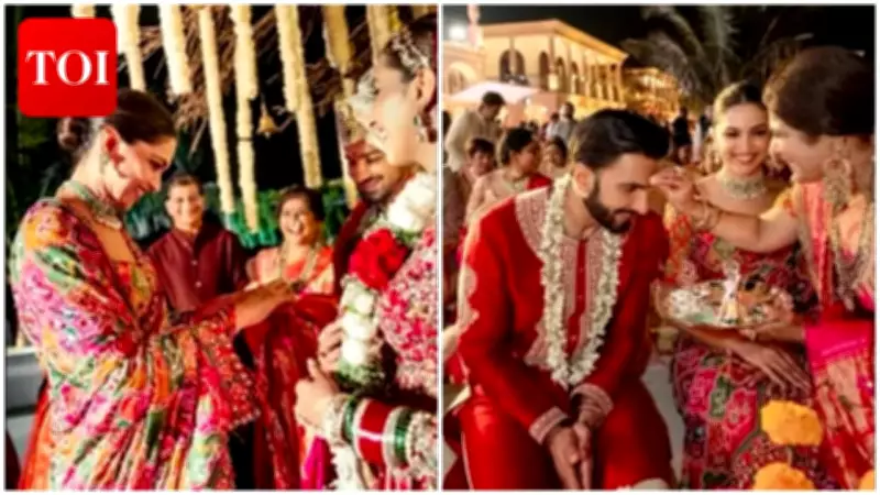 Deepika Padukone, Ranveer Singh Win Hearts at Family Wedding