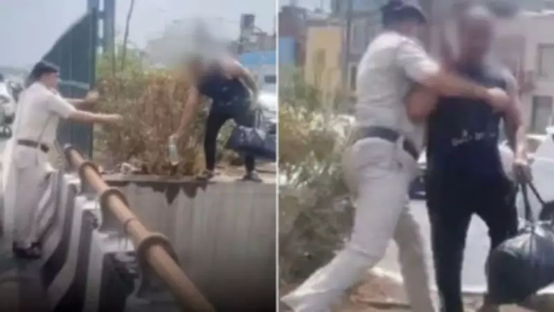 Delhi Cop Saves Man from Suicide Attempt by Offering Water, Distracting with Phone