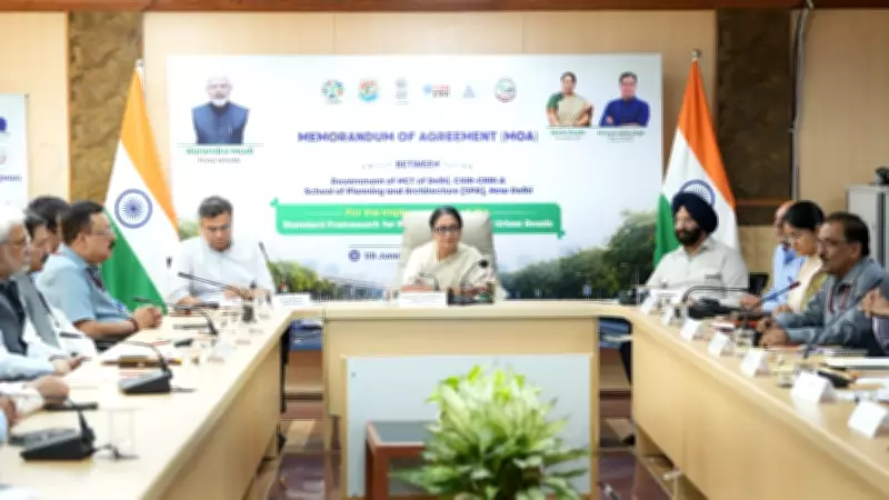 Delhi Govt Signs Pact with CSIR-CRRI, SPA for Dust-Free Roads and Urban Greening
