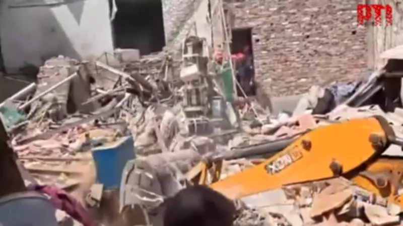 Delhi LPG Blast Levels House in Mukundpur, One Critical