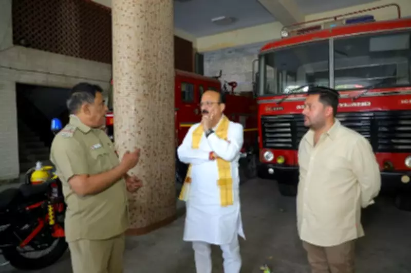 Delhi Minister Sood Finds Major Flaws at Naraina Fire Station, Orders Action