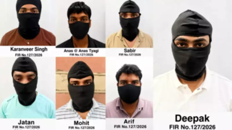 Delhi Police Busters Pakistan-Backed Terror-Crime Module, Arrests 7