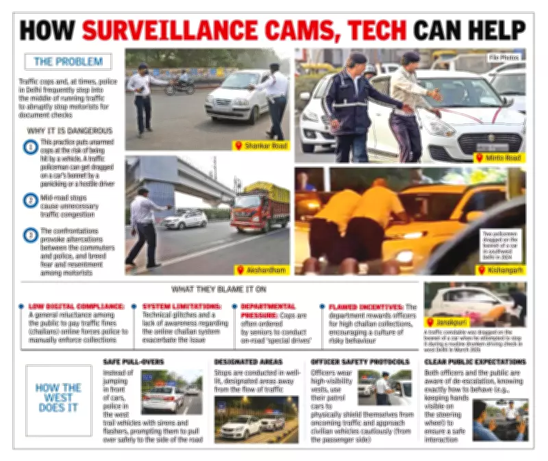 Delhi Traffic Cop Injured in Roadside Stop: Experts Call for Safer Policing Methods