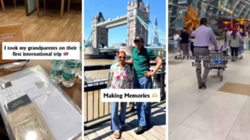 Delhi Woman Takes Grandparents on First Overseas Trip to London, Story Goes Viral