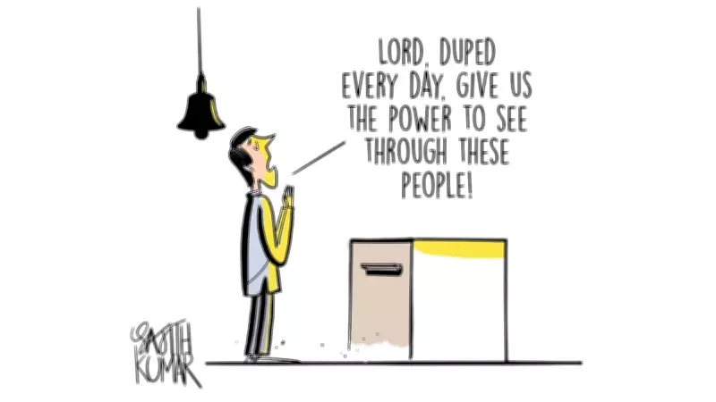 DH Cartoon: A Prayer Against Deception Highlights Voter Manipulation