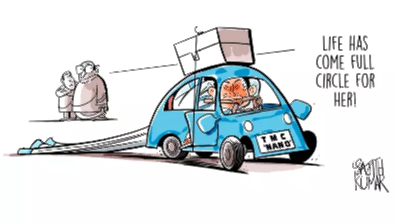 DH Toon: Full Circle for Didi — Mamata Banerjee's Political Journey