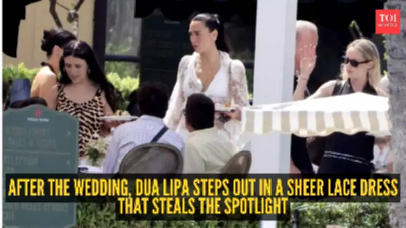 Dua Lipa's Post-Wedding Brunch Look Is Effortlessly Chic and Relatable