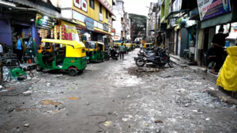 Dug-up Road in Bengaluru's Kalasipalyam Hits Auto Parts Traders Hard