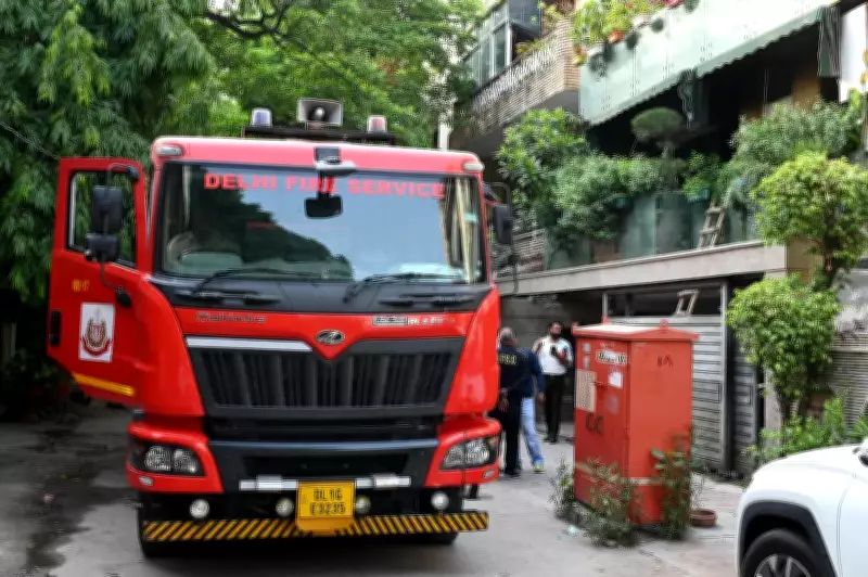 Eight Rescued, Pet Dog Dies in Delhi Residential Fire