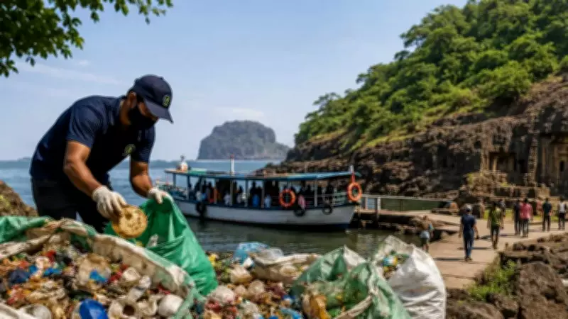 Elephanta Island's Waste Crisis: A Battle Against Plastic Pollution