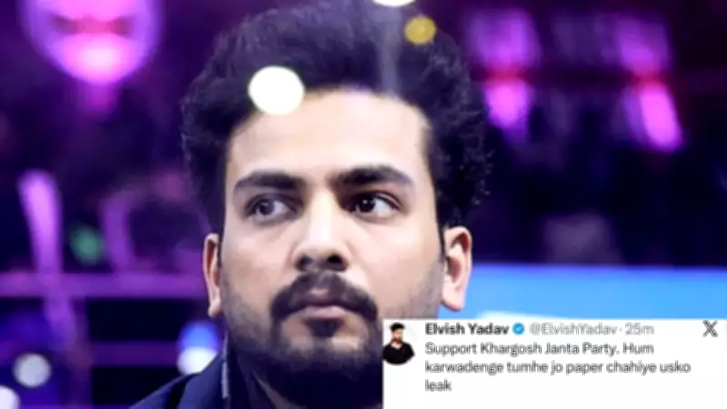 Elvish Yadav Faces Backlash for Joking About Exam Paper Leaks on X
