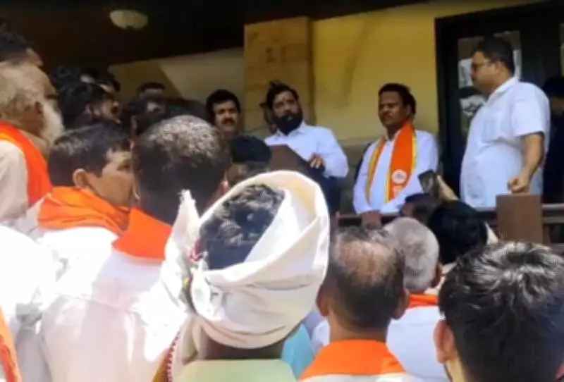 Ex-Congress Leader Sahebrao Kamble Joins Shiv Sena with Supporters