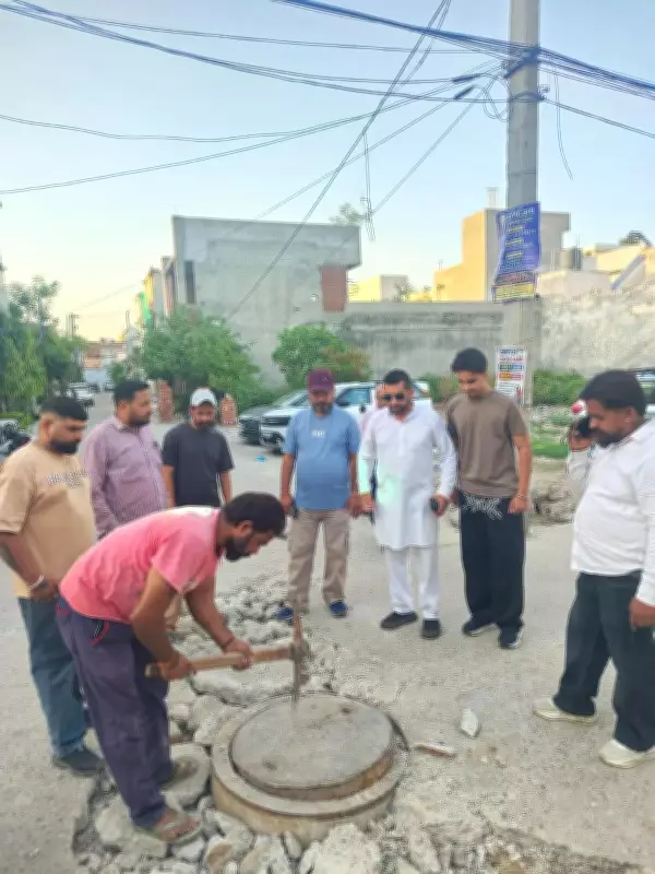 Extreme Heat and Gas Suspected in Ludhiana Road Rupture