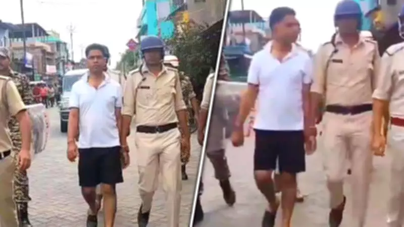 Falta Strongman Jahangir Khan Paraded in Shorts by Cops After Arrest