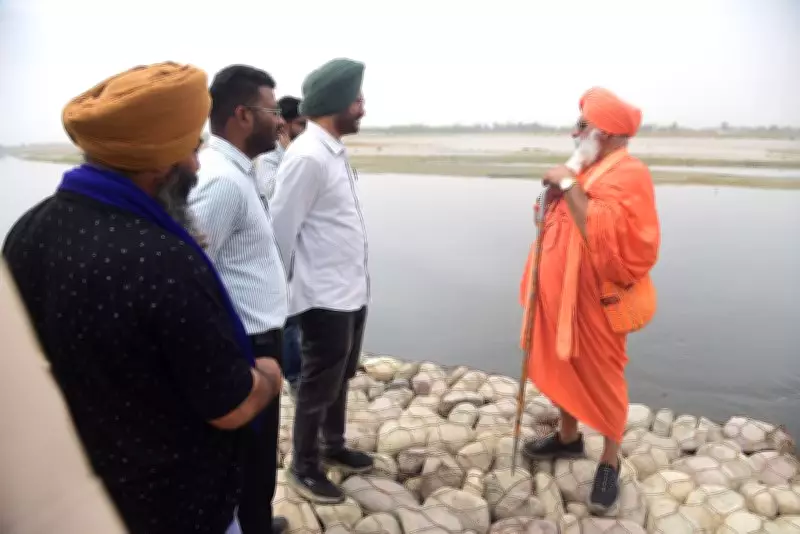 Farmer's Land Donation Revives Sutlej Flood Protection Project