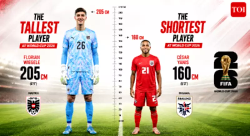 FIFA World Cup 2026: Tallest, Shortest, Oldest, and Youngest Players Revealed